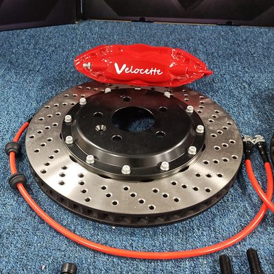 Tecnologia forjada de duas partes do CNC do corpo de 4 compassos de calibre do freio da posição GT4 Honda