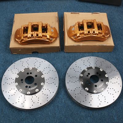 o rotor cerâmico dos freios do carbono de 400x36mm coube para o pistão de Mercedes Auto Brake Calipers 6
