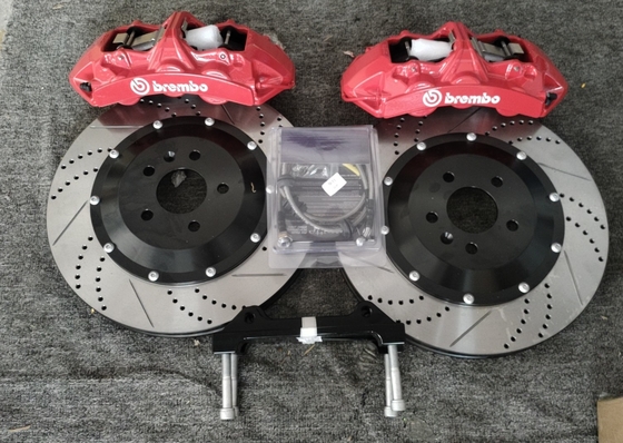 Kits de pinça de freio de carro vermelho com discos de 380 mm adequados para Audi A4B9 R19 Brembo GT6