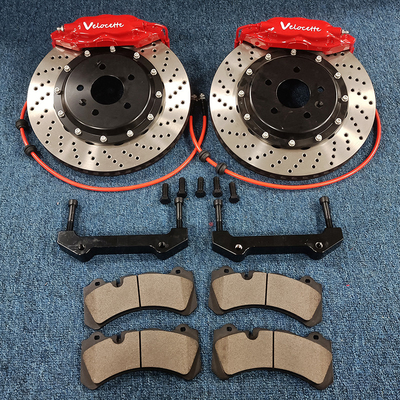 Pinça de freio vermelha F40 4 potenciômetros para Toyota Honda BMW VW