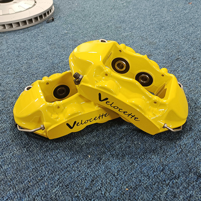 O pistão GT4 4 amarelo do compasso de calibre do freio de Honda da elevada precisão forjou