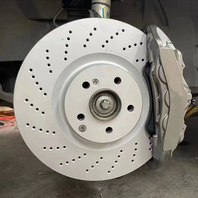 6 o potenciômetro Monoblock forjou os rotores de Mercedes Brake Caliper With 345mm