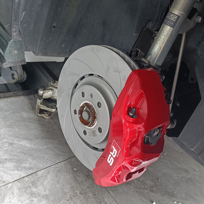 Kit de pinça de freio de carro Audi A5 Upgrade 6 Big Pot cor vermelha monobloco calper
