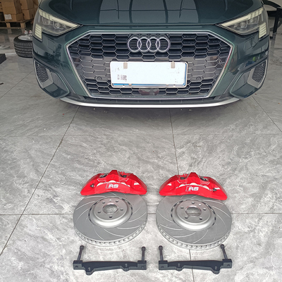 Kit de pinça de freio de carro Audi A5 Upgrade 6 Big Pot cor vermelha monobloco calper
