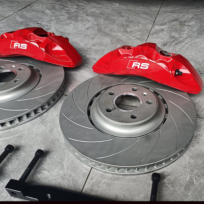 Kit de pinça de freio de carro Audi A5 Upgrade 6 Big Pot cor vermelha monobloco calper