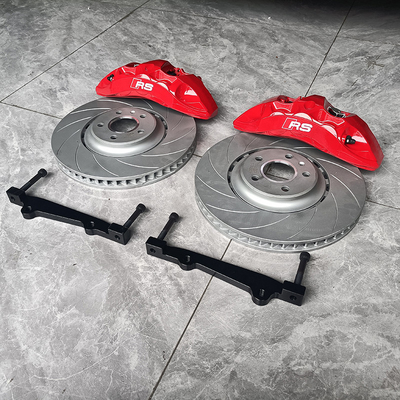 Kit de pinça de freio de carro Audi A5 Upgrade 6 Big Pot cor vermelha monobloco calper
