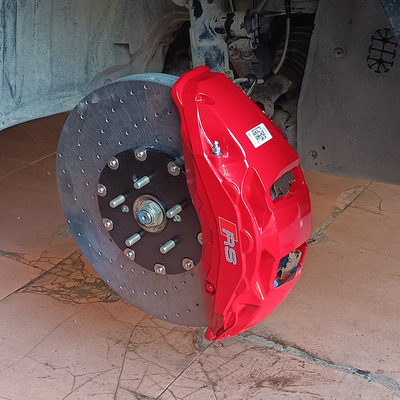 Modificação do carro 10 pinças de freio de pistão discos de cerâmica de carbono para Honda UR-V