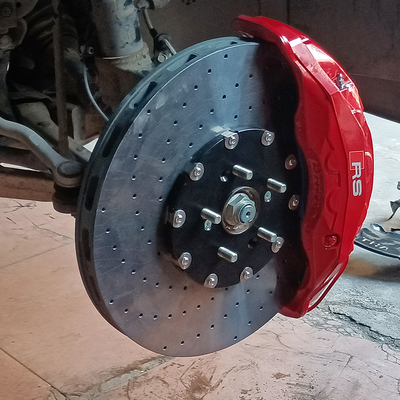 Modificação do carro 10 pinças de freio de pistão discos de cerâmica de carbono para Honda UR-V