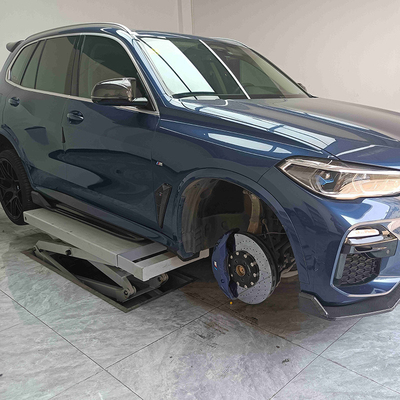 Pinça de freio de alumínio BMW X5 tamanho grande 10 pinças de pistão 420 mm discos de cerâmica de carbono