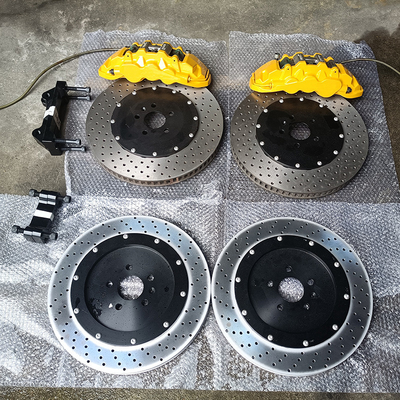 Amarelos pintados colorem BMW 740 rotores grandes de Li Car Brake Calipers 380MM