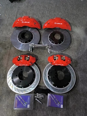 Kits de pinças de freio de discos de 420 mm de cor vermelha adequados para Toyota Lx570 Brembo GT4