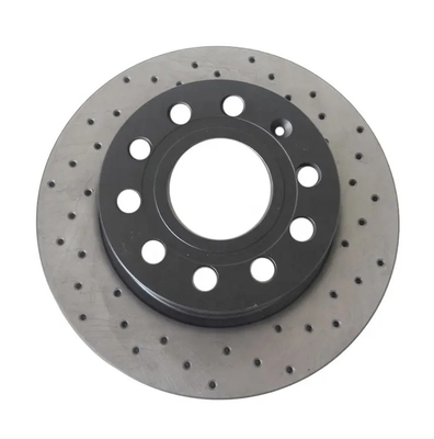 OE 95535140251 Disco de travagem de automóvel de liga de titânio Tamanho 350*34MM Semimetal Intrapolar