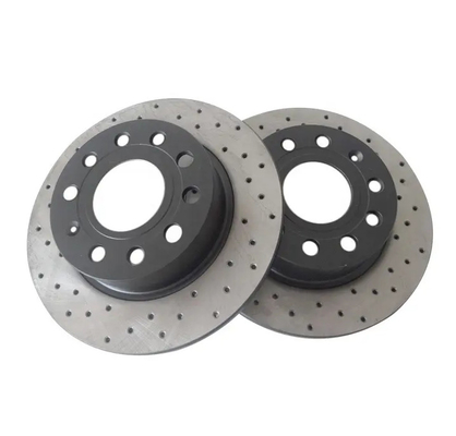 OE 95535140251 Disco de travagem de automóvel de liga de titânio Tamanho 350*34MM Semimetal Intrapolar