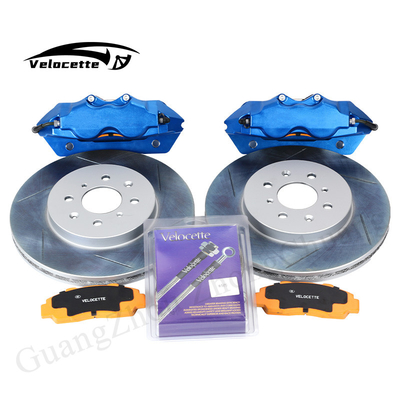 Para Audi Q5 Q6 Q7 Kit de pinça de freio SPOON 4-Pot em rodas de 15-16 polegadas 285-300mm pinça de freio automática