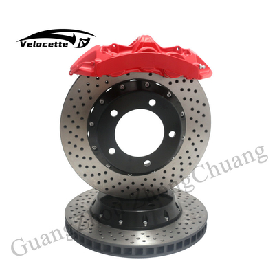 Refitando Alto Desempenho 6-Pot Bake Caliper Big Brake Kit GT6 Para rodas de 18-21 polegadas 350-405mm Dish BMW