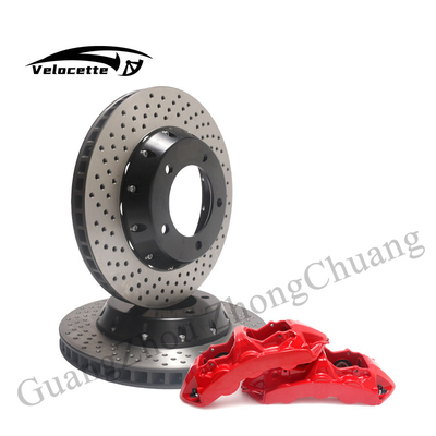 Refitando Alto Desempenho 6-Pot Bake Caliper Big Brake Kit GT6 Para rodas de 18-21 polegadas 350-405mm Dish BMW