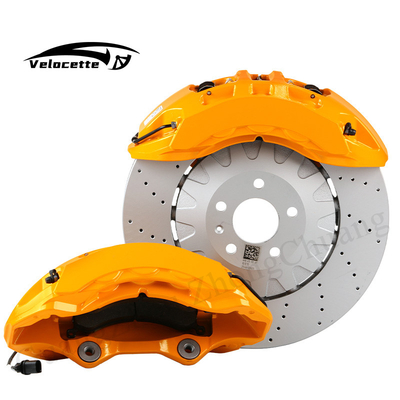 Pedaços de travagem de corrida 6 pistão E-TRON Calibre de travagem automático Kit de travagem grande PARA KIA MAZDA