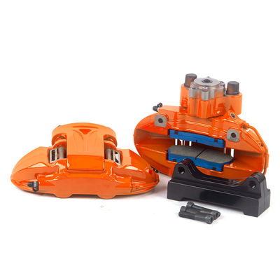 9N Cor Laranja 380-400mm Disco de travagem Peças e peças de reposição de automóveis 19-20 polegadas 6 pistões pinça de travagem Roda traseira