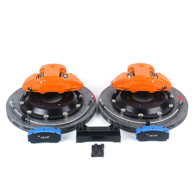9N Cor Laranja 380-400mm Disco de travagem Peças e peças de reposição de automóveis 19-20 polegadas 6 pistões pinça de travagem Roda traseira