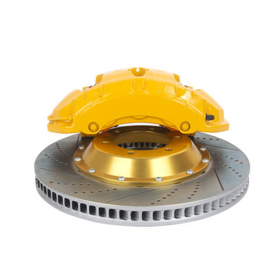 Pinças de freio para carro de alta qualidade, adequadas para Brembo 19Z, kits de pinças de freio para carro de cor amarela para Honda