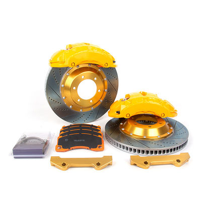 Pinças de freio para carro de alta qualidade, adequadas para Brembo 19Z, kits de pinças de freio para carro de cor amarela para Honda